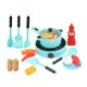 thumbnail image 3 of 24 Piezas De Comida Juguetes De Plástico Para Niños Pequeños Juego De Simulación Cocina Azul, 3 of 5