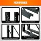 thumbnail image 3 of Soporte de Montaje Buyers Products 46 × 46 cm Negro – Pack de 2, 3 of 7