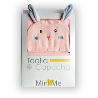 Mini Me - Toalla Premium Para Bebé Rosado (Coneja)