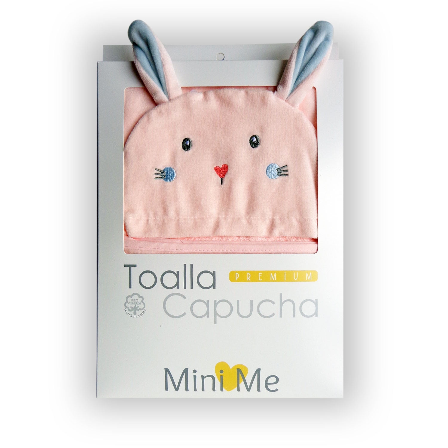 Mini Me - Toalla Premium Para Bebé Rosado (coneja)
