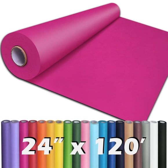 Rollo de papel kraft PH PERKHOMY 24 x 120' (80 g/m²/55 lb) rojo rosa