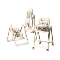 Silla De Comer Columpio 2 En 1 Lubabycas Blanca