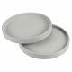 thumbnail image 1 of Uxcell 6" Platillo Redondo de Cerámica para Macetas, Bandeja de Goteo, Posavasos, Gris, Paquete de 2, 1 of 6