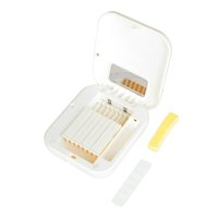 Magideal - Estuche Profesional De Cañas Accesorios De Mantenimiento Para Clarinete Blanco