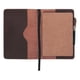 thumbnail image 2 of Funda de Cuaderno de Piel CestAntiQ A5 Recargable Marrón Oscuro, 2 of 9