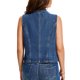 thumbnail image 3 of INSPIRE CHIC Chaleco de Mezclilla sin Mangas para Mujer con Cuello en V y Solapa Muesca Chaleco Vaquero Talla XL Azul, 3 of 6