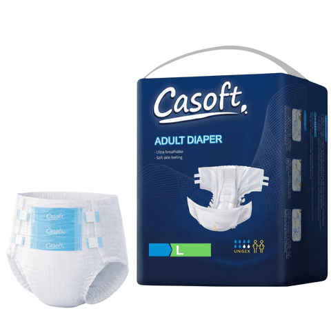 Casoft - Pañales Para Adulto Uso Cotidiano Con Broche Ajuste Seguro L
