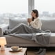 thumbnail image 2 of Manta Jacquard Polar Sherpa Martine Gris Claro 127x152cm, 2 of 3