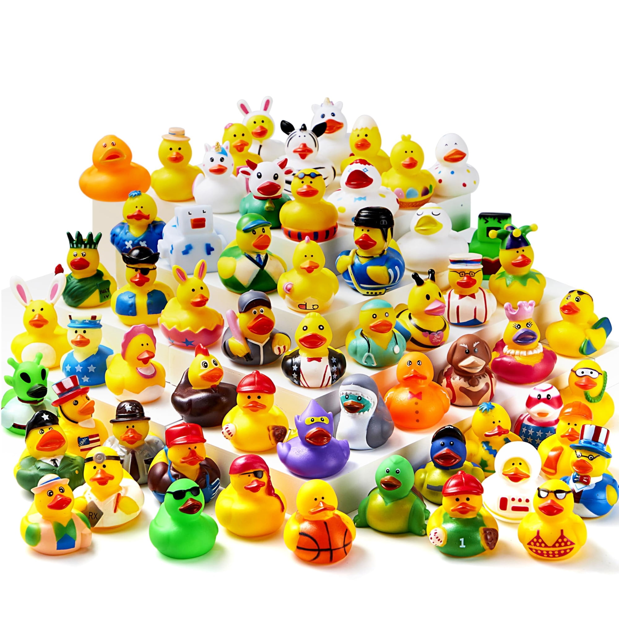 Rubber Ducks Joyin 30 Unidades Con Bolsa De Transporte De Malla Para Baño Infantil