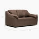 thumbnail image 3 of Sofa Genova 3c Chocolate, 3 of 5