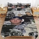 thumbnail image 1 of Eminem Zipper Closure Ultra Soft High Thread Count Machine Washable Duvet Cover Sets for All Season, 1 of 3