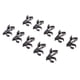 thumbnail image 1 of 10 Piezas De Micrófono Portátil Solapa Tie Lavalier Mic Soporte De Clip De Metal 12mm, 1 of 3