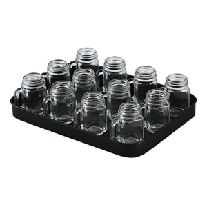 Bothyi - Vasos De Chupito Con Barras De Bandeja, Tarros De Decoración Para Bodas, Fiestas, Navidad