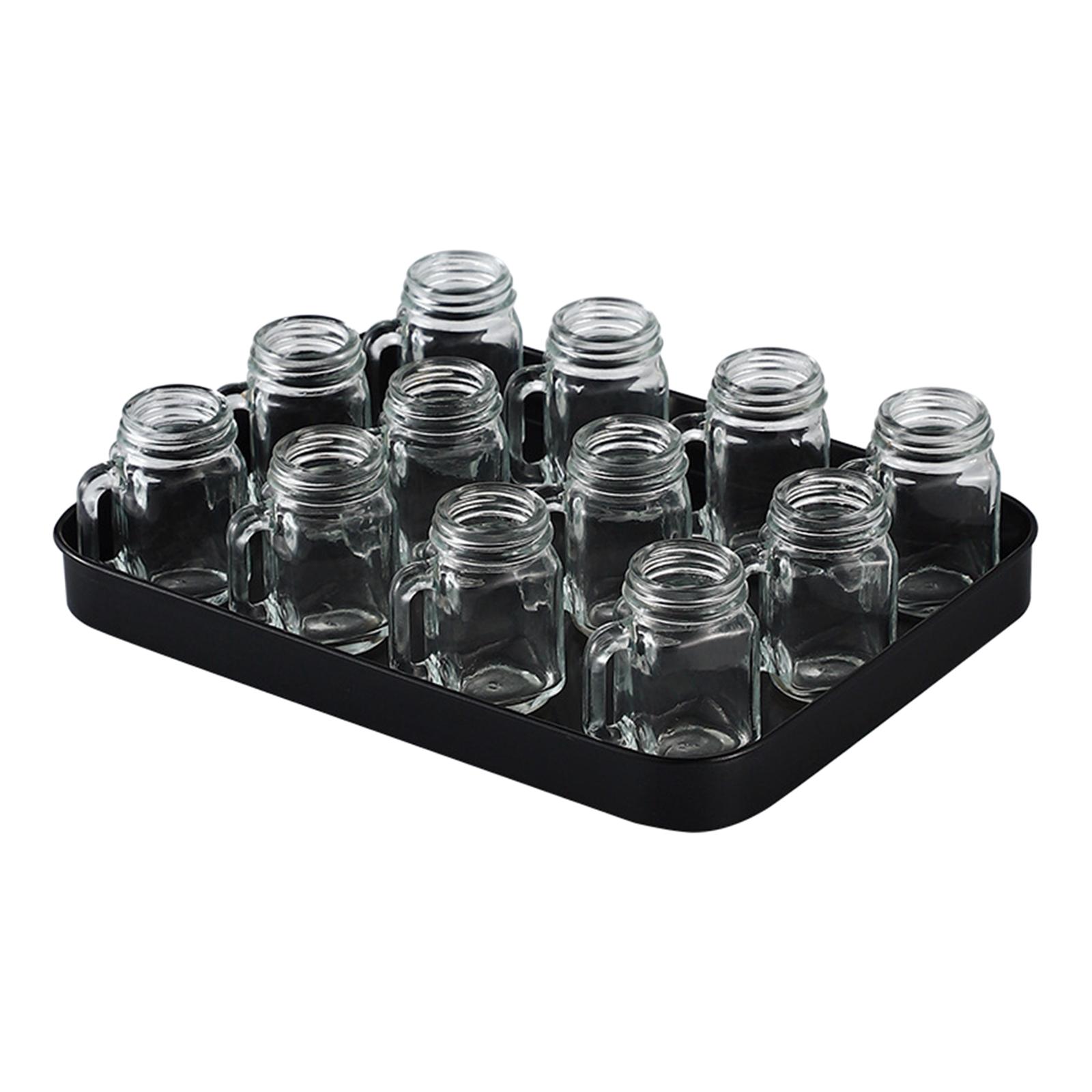 Bothyi - Vasos De Chupito Con Barras De Bandeja, Tarros De Decoración Para Bodas, Fiestas, Navidad