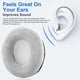 thumbnail image 2 of Almohadillas para auriculares Miruchertter 100 mm de terciopelo y espuma viscoelástica gris, 2 of 7
