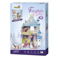 Genérico - Juguete Castillo De Muñecas 81 Pcs Rompecabezas 3D Infantil