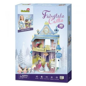 Genérico - Juguete Castillo De Muñecas 81 Pcs Rompecabezas 3D Infantil