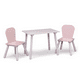 thumbnail image 2 of Set juego de mesa y organizador infantil rosa Delta Children, 2 of 4