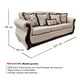thumbnail image 3 of Sofá Con Resorte Estructural Grand Santi Chenille 4 Personas Beige, 3 of 3