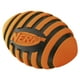 thumbnail image 2 of Pelota de fútbol de goma para perros Nerf con chirriador en espiral, naranja, 2 of 3