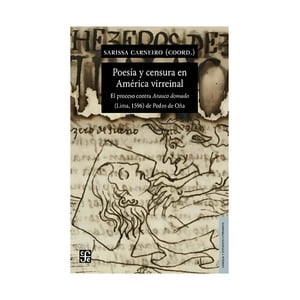 Fce Chile - Libro Poesia Y Censura En America Virreinal /568