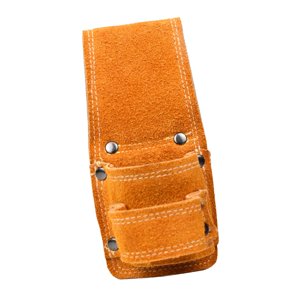 Ioensy - Bolsillo Organizador De Bucle De Cinturón De Hacha De Cuero Pu Para Carpinteros Artesanales Carpintería Dos Agujeros