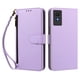 thumbnail image 1 of Funda Tipo Billetera para TCL 501 con Soporte y Bolsillo con Cierre Morado, 1 of 1