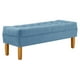 thumbnail image 2 of Banqueta Wood 2c Felpa 04 Azul Petroleo, 2 of 4