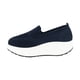 thumbnail image 3 of Mocasín Plataforma Slip-On Beth Azul Alquimia, 3 of 7