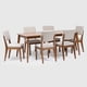 thumbnail image 1 of Comedor Olive 6 Sillas Rectangular Café, 1 of 8