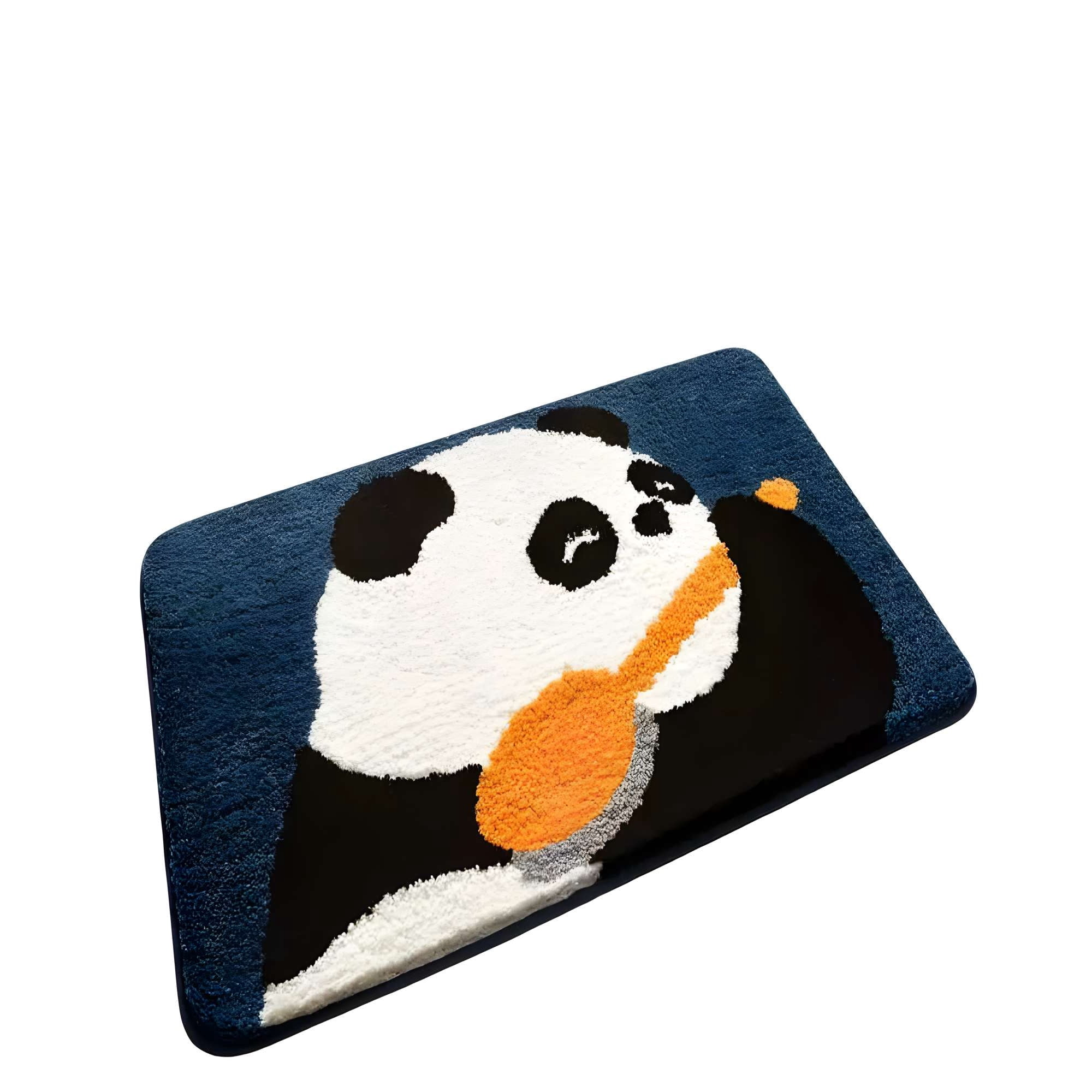 Genérico - Alfombra Decorativa Minimalista Azul