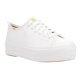 thumbnail image 3 of Sneaker Keds Triple Up Leather para mujer, color blanco, talla 7, 3 of 8