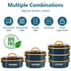 thumbnail image 2 of 1pc Lunch Box 2000ML 3-Tier Stackable Bento Case Sealed Leak-proof Meal Box Microwave Safe Portable Students Workers Food Container Student Bento Box, College Dorm Room Apartment Essential School Supp, 2 of 2