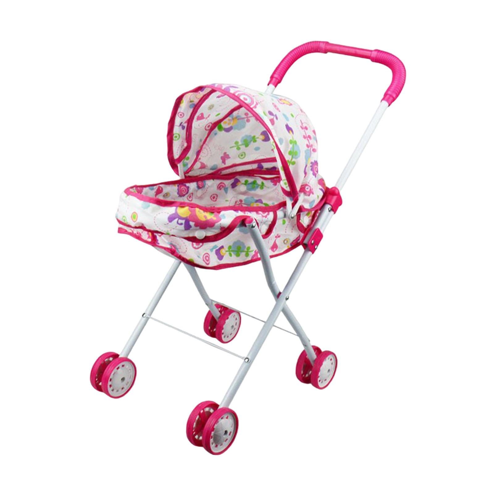 Bothyi - Cochecito De Muñeca Plegable, Cochecito De Simulación Interactivo, Juguete Para Niñas Pequeñas