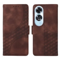 Carcasa Foxdock Oppo A60 4G De Cuero Pu, Diseño Acolchado Clásico, Protección Contra Caídas Y Rayones