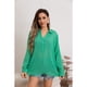 thumbnail image 1 of Blusa Mujer Lino Algodón Premium Liviana Botones Tendencia 8054, 1 of 3