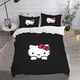 thumbnail image 1 of Hello Kitty 3-Piece Set 1 Quilt Cover With Pillowcase Cute Printed Cartoon Duvet Cover Set Bedding 100% Polyester Home Decor, 1 of 4