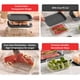 thumbnail image 4 of EATEX Juego de 6 Recipientes de Vidrio Gris para Almacenamiento de Alimentos, 4 of 8