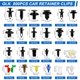 thumbnail image 2 of Kit de sujetadores GLK 800 piezas 24 tamaños nylon azul, 2 of 8
