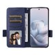 thumbnail image 3 of Funda Cartera para Motorola Edge 70 Fusion Tapa Flip con Ranuras y Soporte Azul, 3 of 5