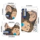 thumbnail image 3 of Juego de Alfombras de Baño Desmarcar Terciopelo Coral 3 Piezas, 3 of 6