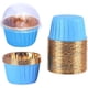 thumbnail image 1 of Moldes de aluminio para cupcakes, 50 cápsulas de aluminio para hornear, cápsulas desechables de aluminio para cupcakes, moldes para cupcakes, para muffins y cupcakes, moldes para repostería, 1 of 8
