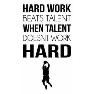 Rienda Libre Graphics - Decomural Hard Work Sports Ws-43006
