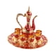 thumbnail image 3 of Juego De Tetera De Lujo, Juego De 6 Tazas De Café Para Decoración De Dormitorio De Boda, Color Rojo, 3 of 5