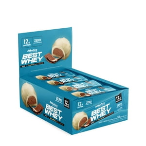 Atlhetica Nutrition - Box De 12 Barras Best Whey 12G Duo( Chocolate Blanco Y De Leche) - Atlhetica