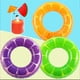 thumbnail image 1 of Flotador Salvavidas Inflable Piscina Redondo 70cm VERDE, 1 of 2