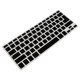 thumbnail image 3 of Protector De Piel De Cubierta De Teclado De Silicona En Idioma árabe Para Macbook Negro, 3 of 5