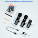 thumbnail image 2 of "Micrófono Lavalier Belug Inalámbrico Para iPhone iPad Y Android Color Negro ", 2 of 5
