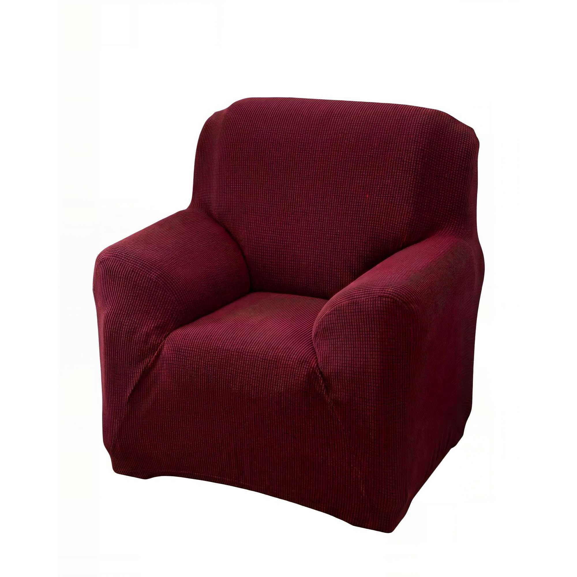 Genérico - Funda Para Sillon 1 Cuerpo Color Burdeo