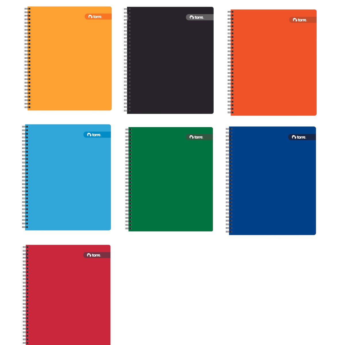 Torre Pack Cuaderno Universitario Uno Liso Mat 7mm 100 Hojas